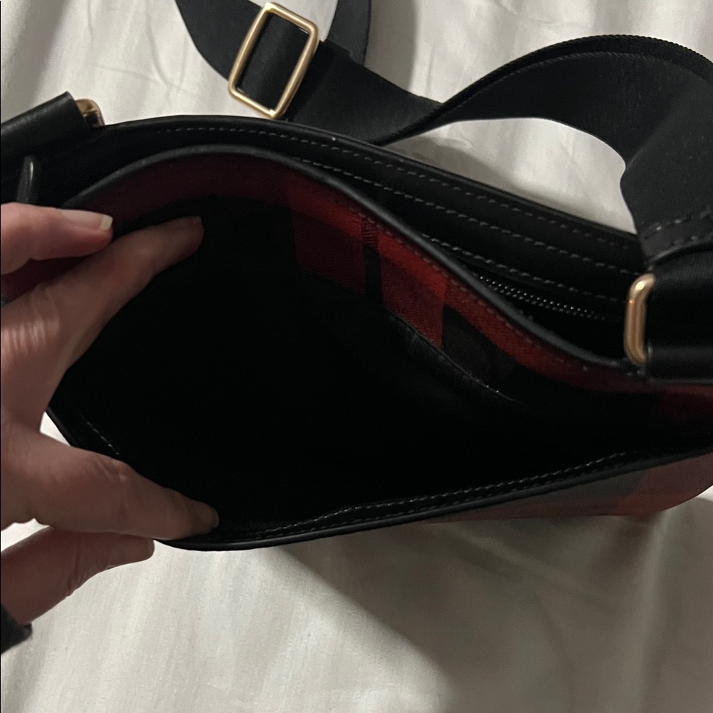 Coach Red and Black Crossbody Bag - Picture 6 of 9